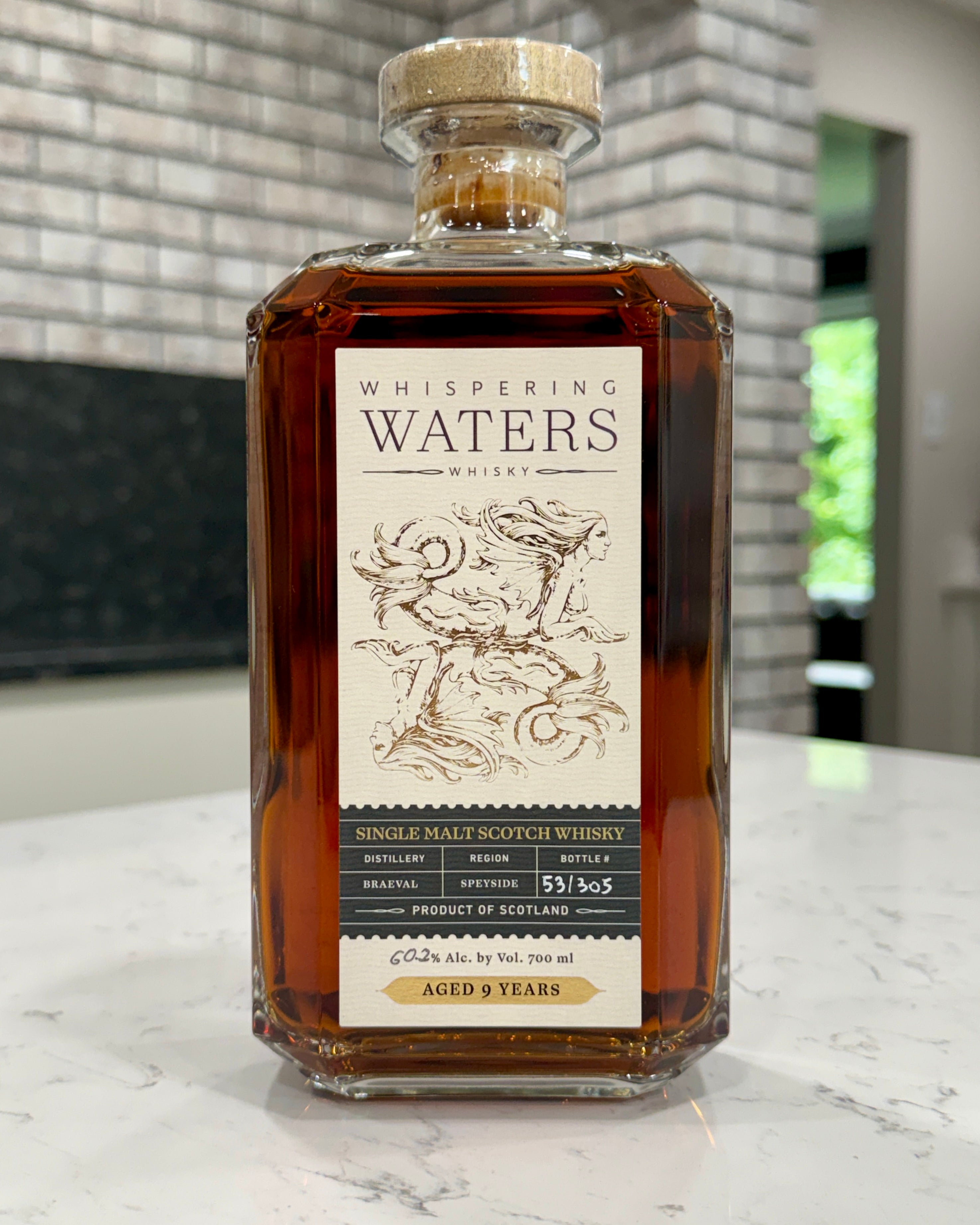 Whispering Waters – Braeval 9.97 Year – 1st Fill PX – The Whiskey Lab