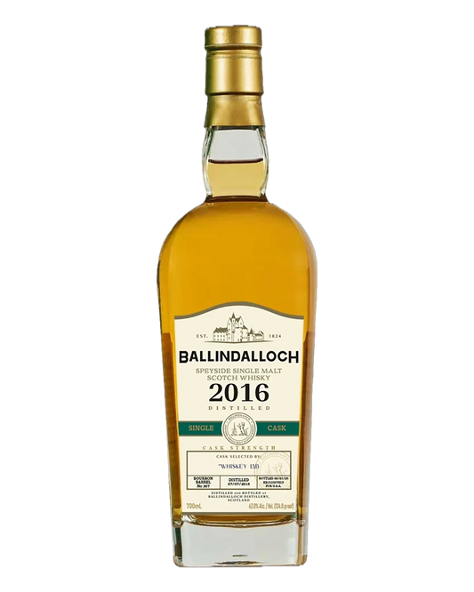Ballindalloch 2016 - 10 Year - 1st Fill Bourbon Barrel No. 367 - Cask Selected by The Whiskey Lab