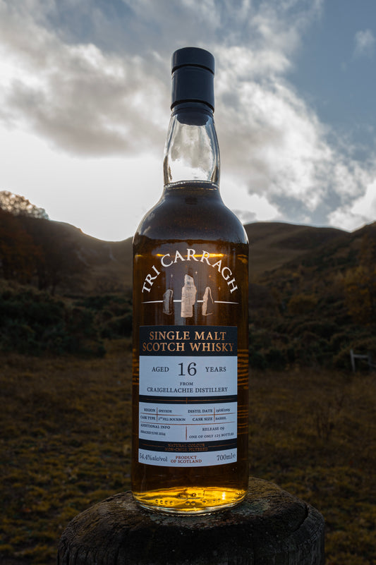Tri Carragh - Craigellachie 16 Year - 2nd Fill Ex-Bourbon