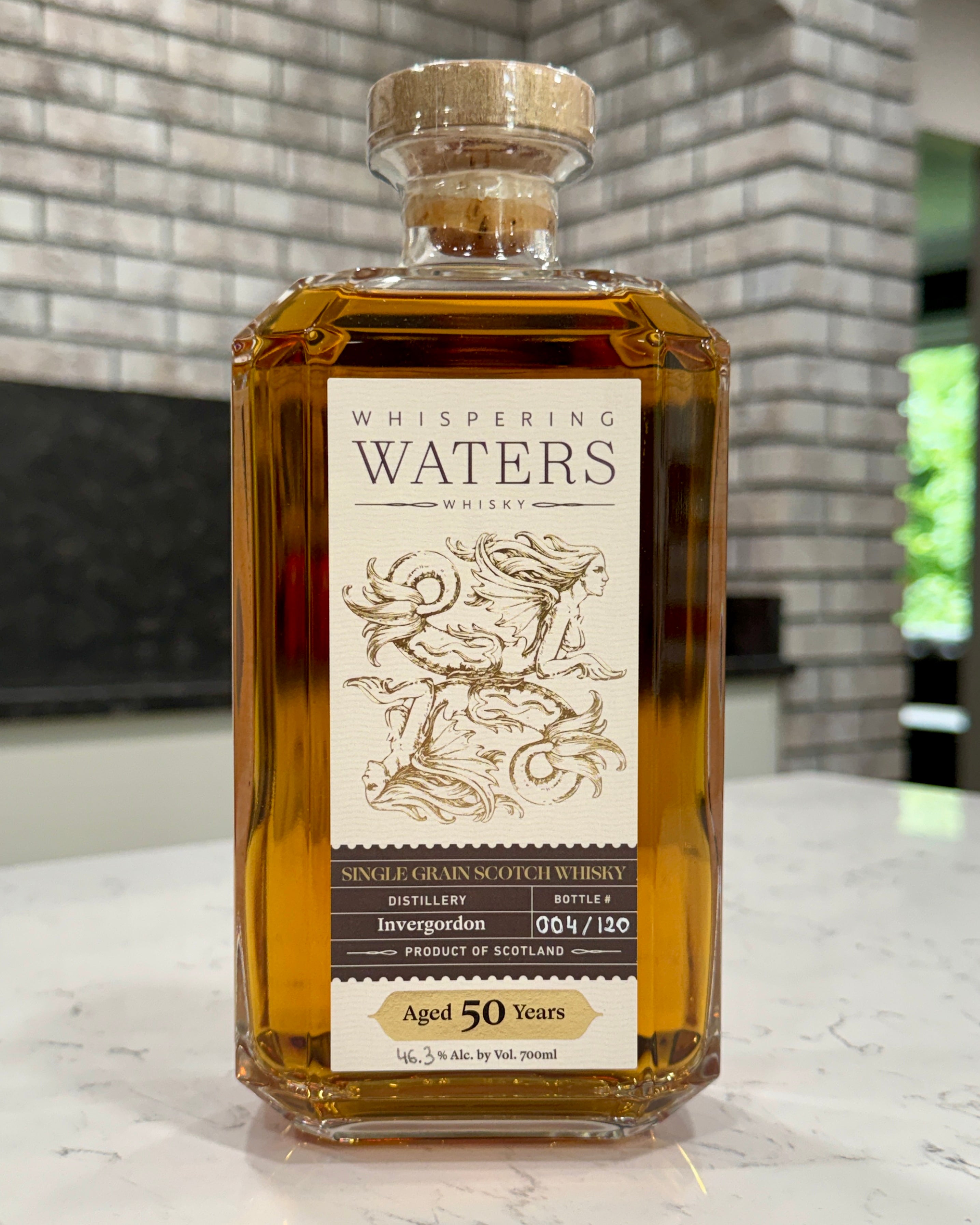 Whispering Waters – Invergordon 50 Year – 1st Fill Bourbon – The
