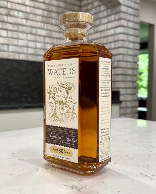 Whispering Waters – Invergordon 50 Year – 1st Fill Bourbon