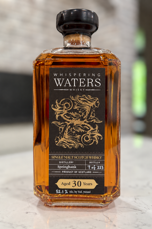 Whispering Waters Black Label – Springbank 1996 – Madeira, Oloroso & Bourbon, Triple Matured