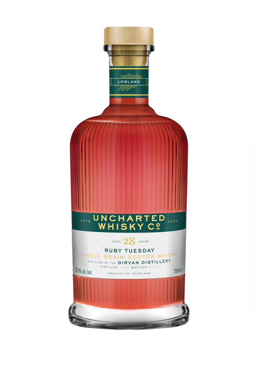 Uncharted Whisky Co - Ruby Tuesday - Girvan 28 Year - Port Finish