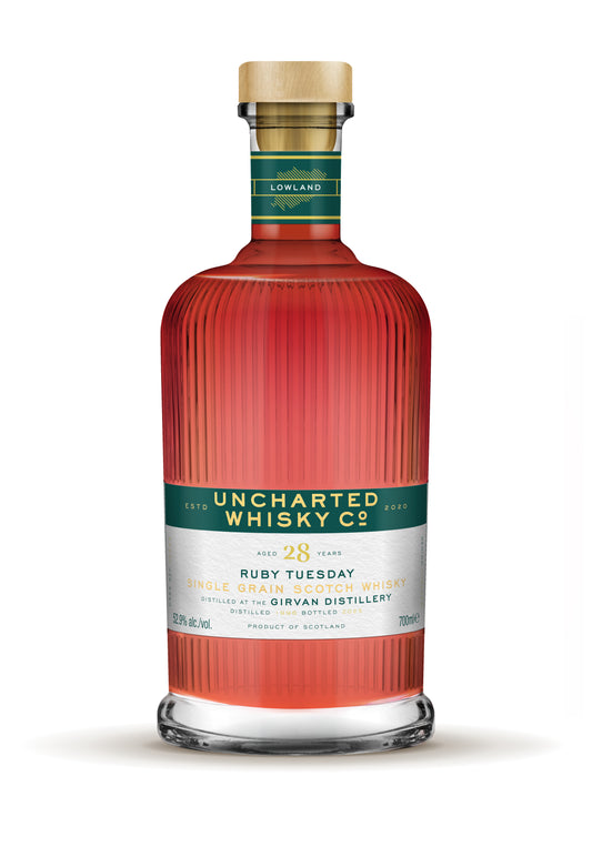 Uncharted Whisky Co - Ruby Tuesday - Girvan 28 Year - Port Finish
