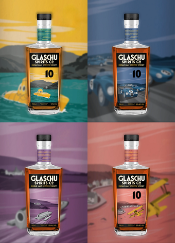 Glaschu Spirits Co. Complete Collection – Four Single Cask Releases