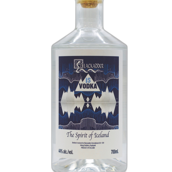 Blackadder IS Icelandic Vodka bottle