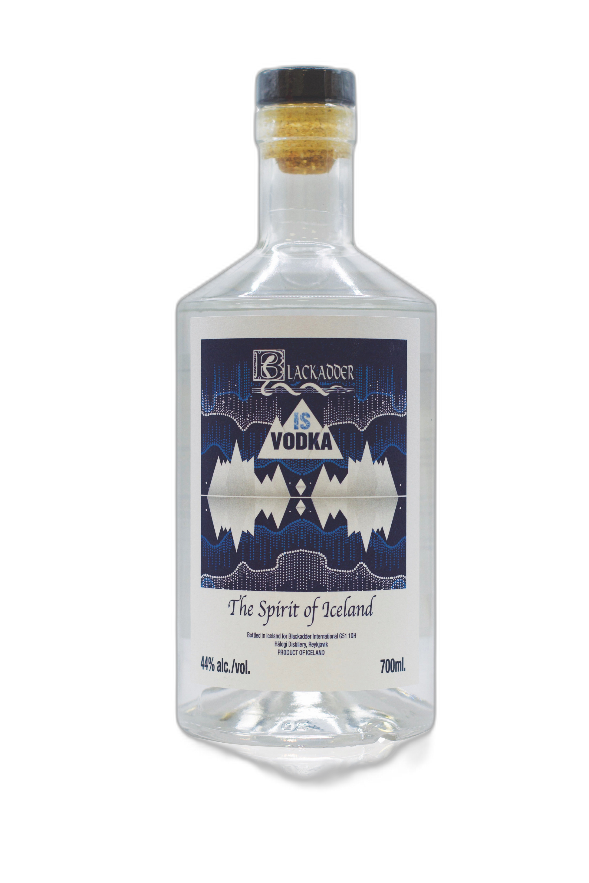 Blackadder IS Icelandic Vodka bottle