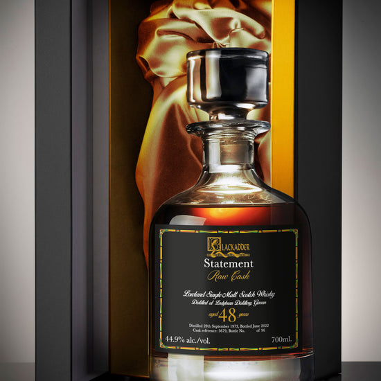 Blackadder Statement No. 52 Ladyburn 48 Year Old decanter in gift case