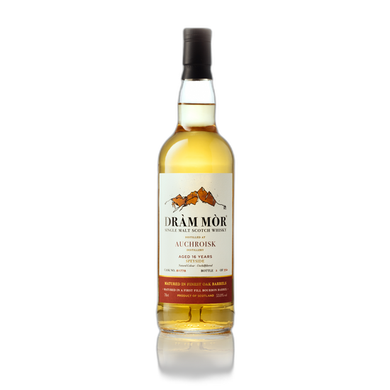 Dram Mor - Auchroisk 16 Year - Bourbon Hogshead bottle