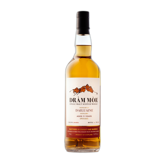 Dram Mor - Dailuaine 11 Year - Elijah Craig Bourbon Barrel bottle