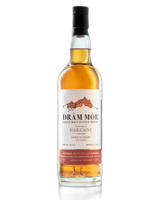 Dram Mor - Dailuaine 13 Year - Portuguese Red Wine Cask bottle