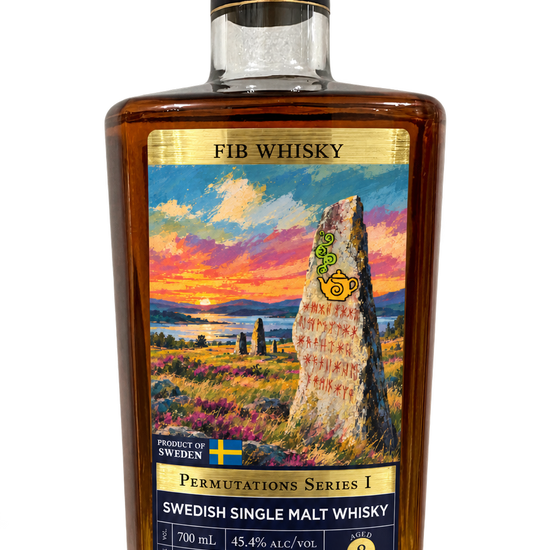 Fib Whisky Mackmyra 8 Year Green Tea Cask, Amontillado Finish, Permutations Series I, bottle