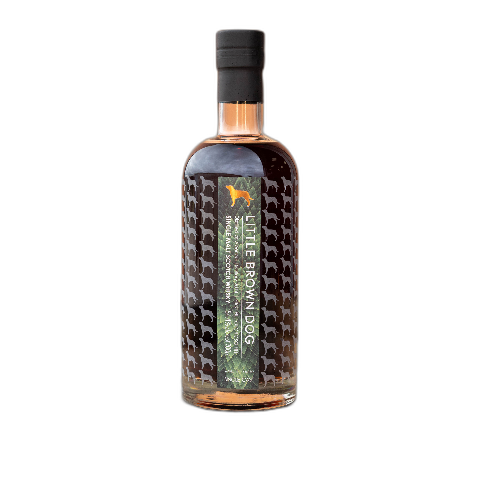 Little Brown Dog Aberlour 11 Year 1st Fill Oloroso bottle