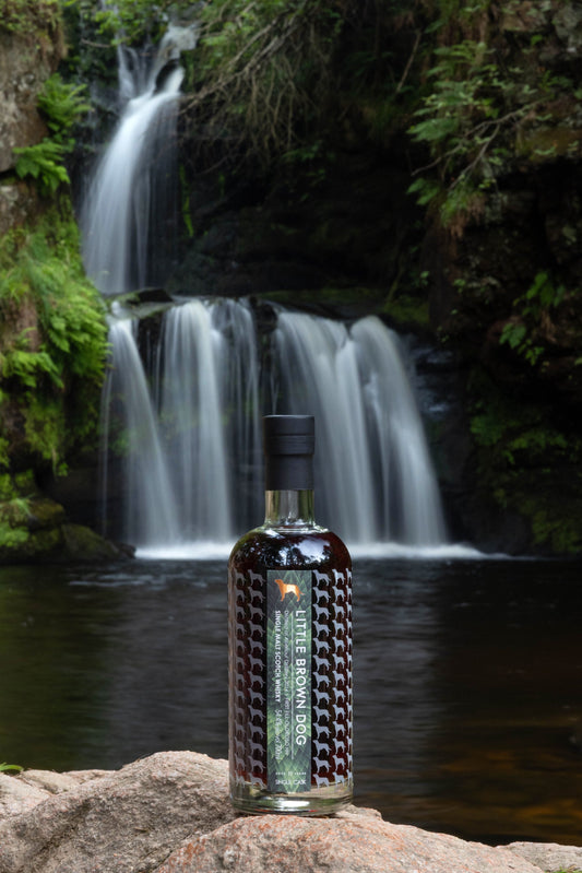 Little Brown Dog Aberlour 11 Year at the falls