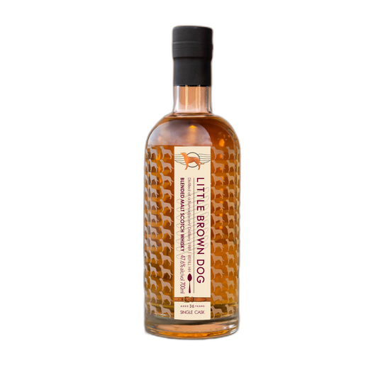 Little Brown Dog Burnadjacent 1989 36 Year bottle