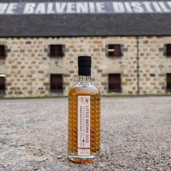 Little Brown Dog Burnadjacent at the Balvenie distillery