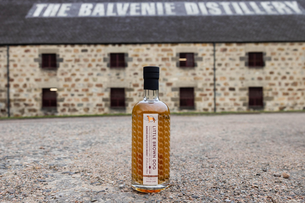 Little Brown Dog Burnadjacent at the Balvenie distillery