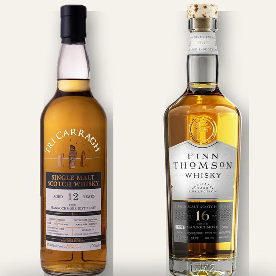 The Mannochmore Duo: Tri Carragh 12 Year Tawny Port and Finn Thomson 16 Year 1st Fill Bourbon