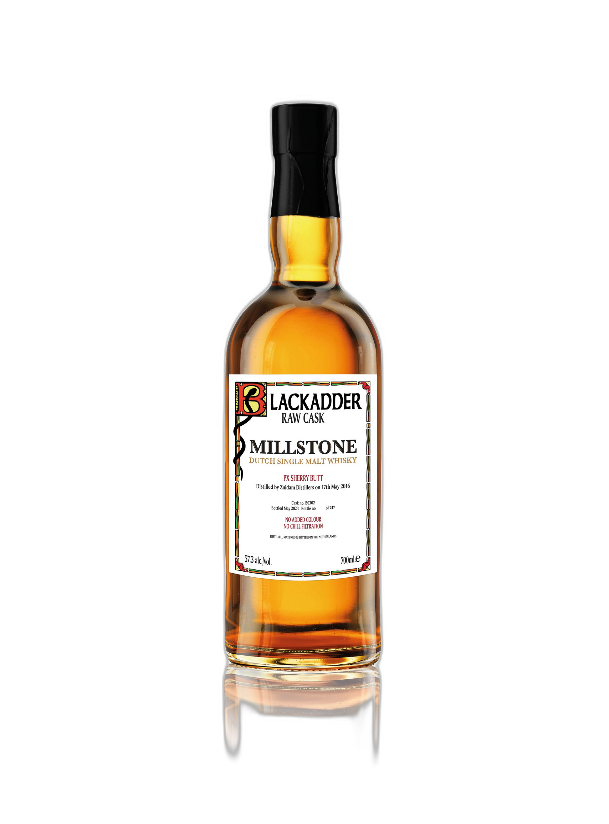 Millstone Dutch Single Malt PX Cask No. B0302 bottle