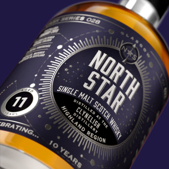 North Star Spirits Cask Series 028 Clynelish 11 Year, label