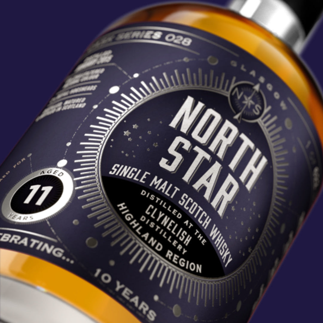 North Star Spirits Cask Series 028 Clynelish 11 Year, label