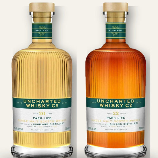 The Park Life Duo: Uncharted 20 Year Refill Bourbon and 22 Year Refill Sherry