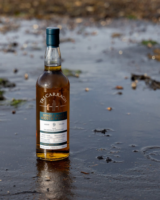 Tri Carragh Dalmunach 9 Year on the shore