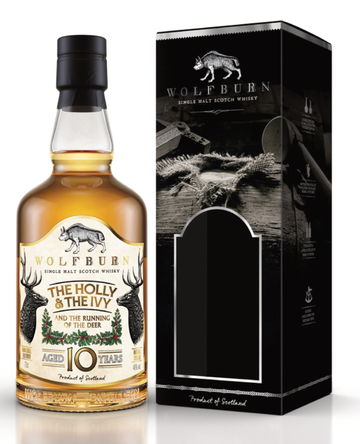 Wolfburn The Holly and The Ivy Christmas Release 2026, 10 Year, with gift box