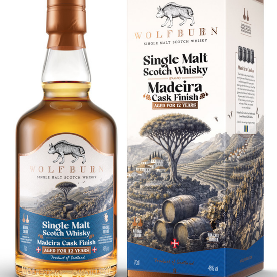 Wolfburn Madeira Cask Finish 12 Year, with gift box