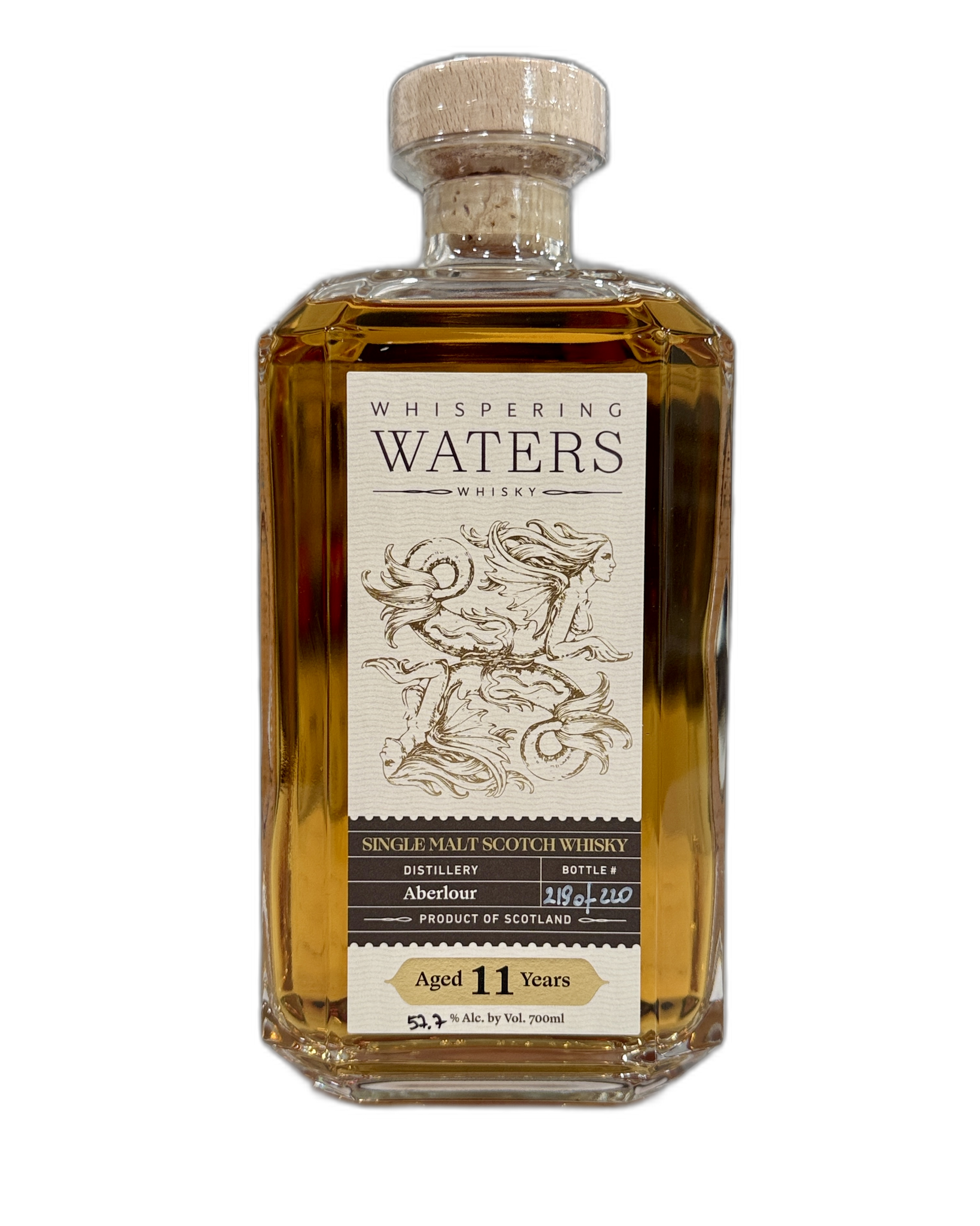 Whispering Waters Aberlour 11 Year Ximenez-Spinola PX bottle
